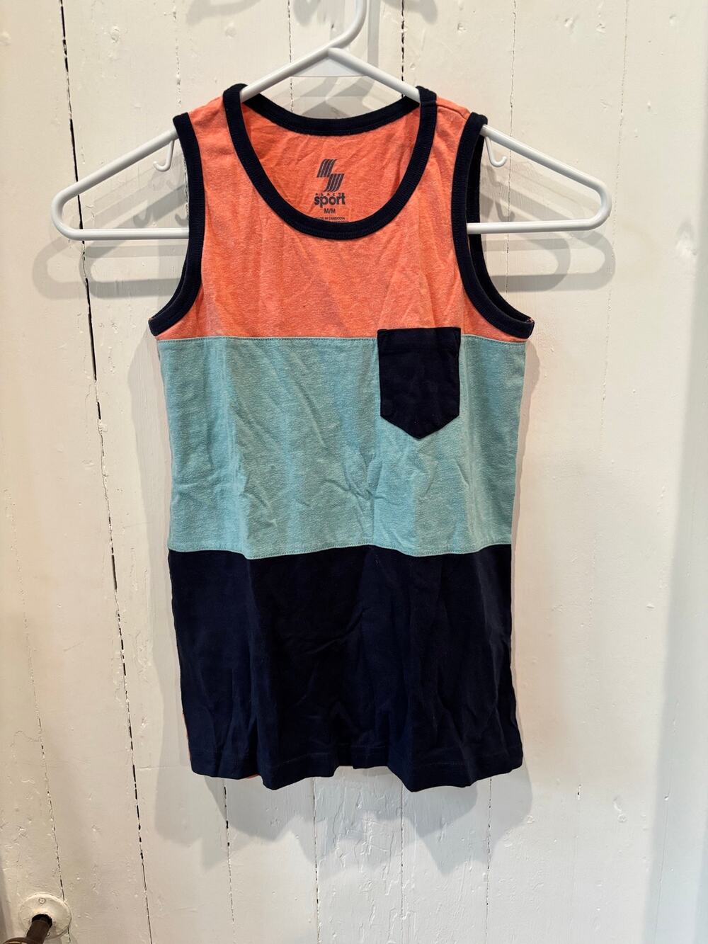 Place Sport Kids’ Sleeveless Color block Shirt size medium